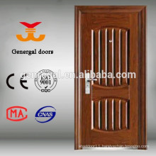 CE Thermal isolation PU foam infilling safty entry main steel door